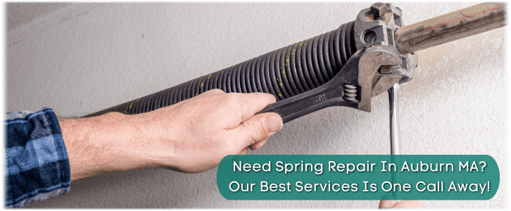 Broken Garage Door Spring Auburn MA